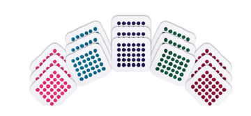 Kumkum Spot Bindi Multicolour - Pack of 15 flaps
