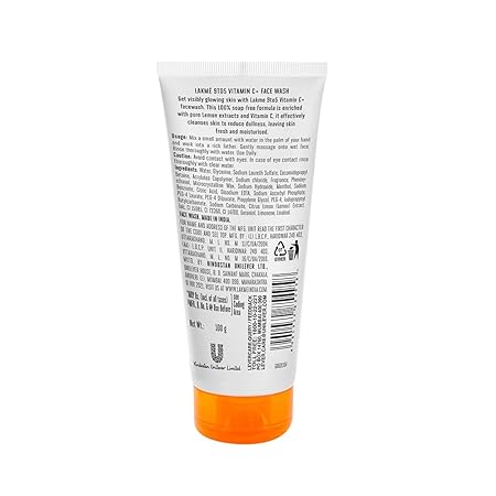 Lakme 9To5 Vitamin C Face wash - 100 GM