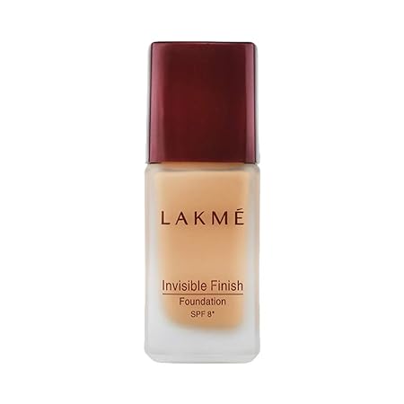 Lakme Invisible Finish SPF 8 Liquid Foundation Shade 01 - 25 ML