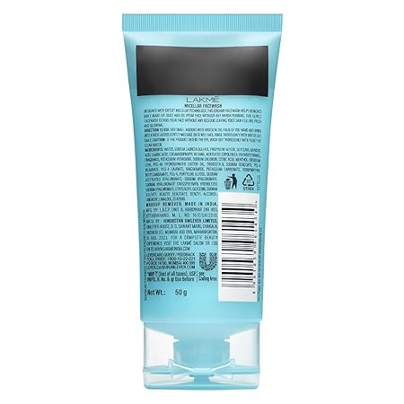 Lakme Micellar Pure Facewash for Deep Pore Cleanse