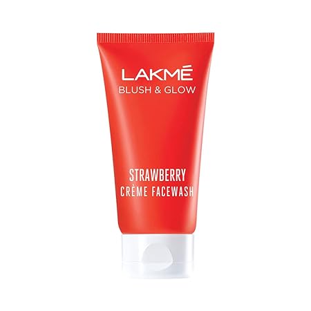 Lakmē Blush & Glow Strawberry Creme Face Wash