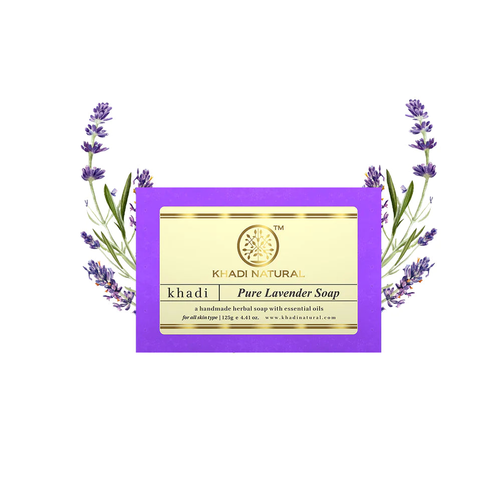 Khadi Natural Lavender Soap - 125 GM
