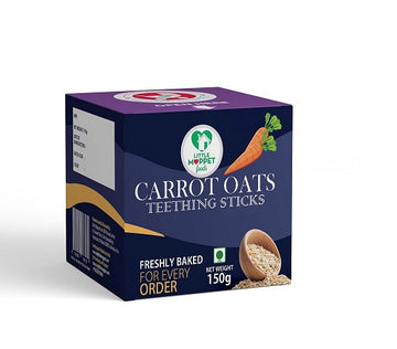 Little Moppet Foods Carrot Oats Teething Sticks - 150 GM
