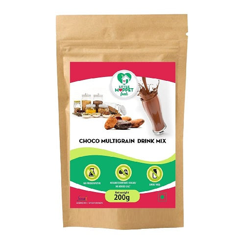 Little Moppet Foods Choco Multigrain Drink Mix - 200 GM