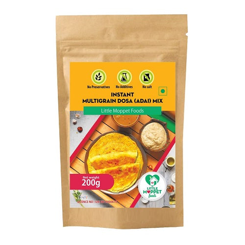 Little Moppet Foods Instant Multigrain Dosa Mix - 200 GM