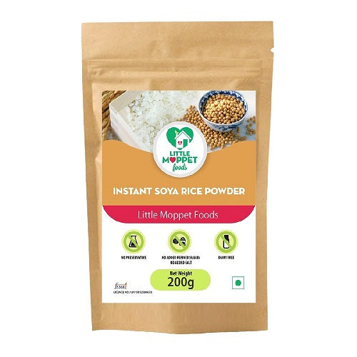 Little Moppet Foods Instant Soya Rice Powder - 200 GM