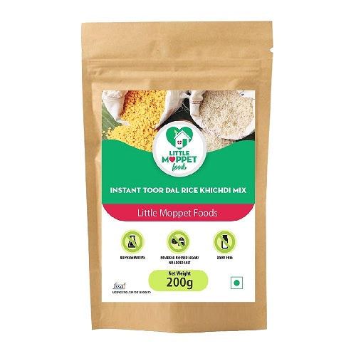 Little Moppet Foods Instant Toordal Rice Khichdi Mix - 200 GM