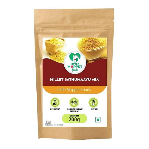 Little Moppet Foods Millet Sathumaavu Mix - 200 GM