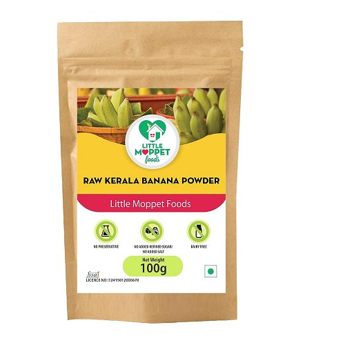 Little Moppet Foods Raw Kerala Banana Powder