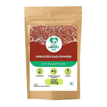 Little Moppet Foods Sprouted Ragi Powder - 200 GM