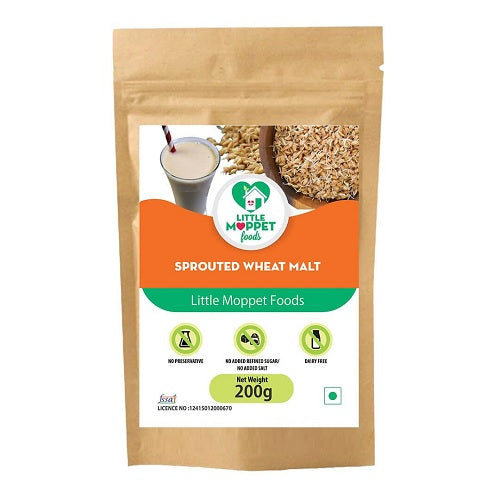 Little Moppet Foods Sprouted Wheat Malt - 200 GM
