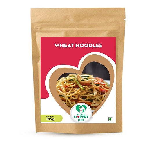 Little Moppet Foods Wheat Noodles - 195 GM