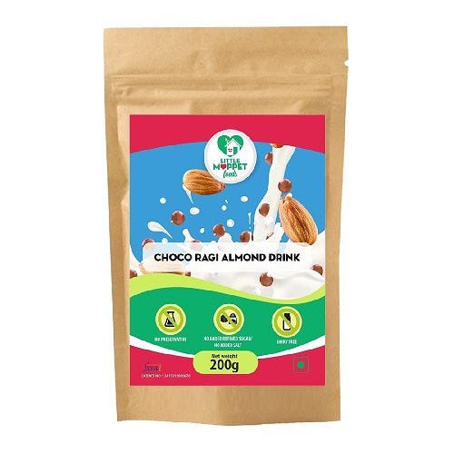 Little Moppet Foods Choco Ragi Almond Drink Mix - 200 GM
