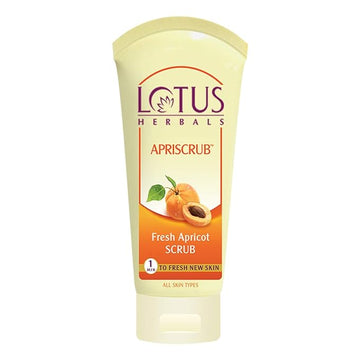 Lotus Herbals Apriscrub Fresh Apricot Scrub - 100 GM