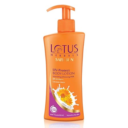 Lotus Herbals Safe Sun UV Protect Body Lotion SPF 25 PA+++ - 250 ML