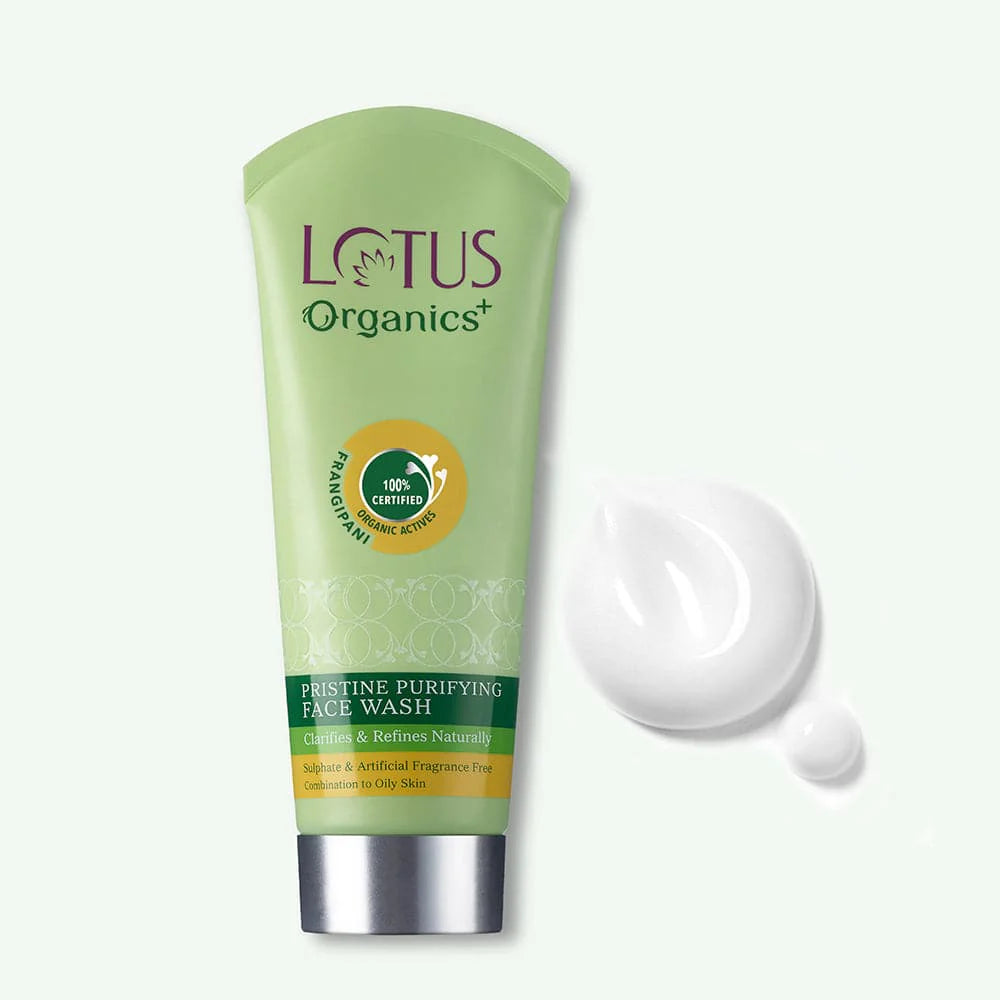 Lotus Organics+ Pristine Purifying Face Wash - 100 GM