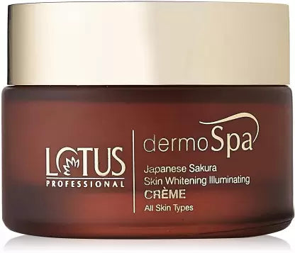 Lotus Professional DermoSpa Japanese Sakura Skin Whitening & Illuminating Creme With SPF 20 - 50 GM