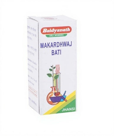 Baidyanath Jhansi Makardhwaja Bati (Amber.Yukta.) - 2.5 GM