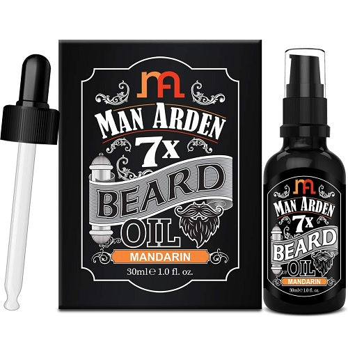 Man Arden 7X Mandarin Beard Oil - 30 ML
