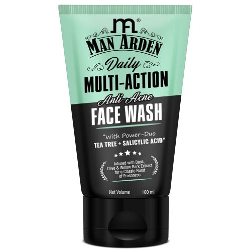 Man Arden Daily Multi Action Anti Acne Face Wash - 100 ML