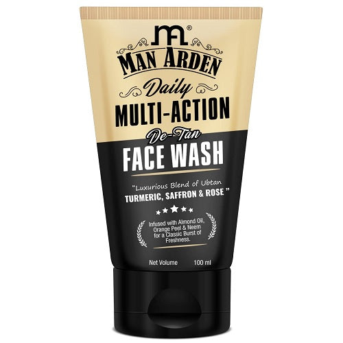 Man Arden Daily Multi Action De Tan Face Wash - 100 ML