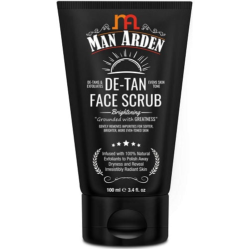 Man Arden De Tan Face Brightening Scrub - 100 ML