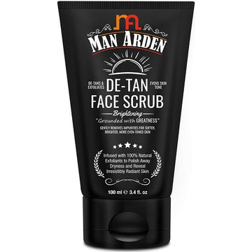 Man Arden De Tan Face Brightening Scrub - 100 ML