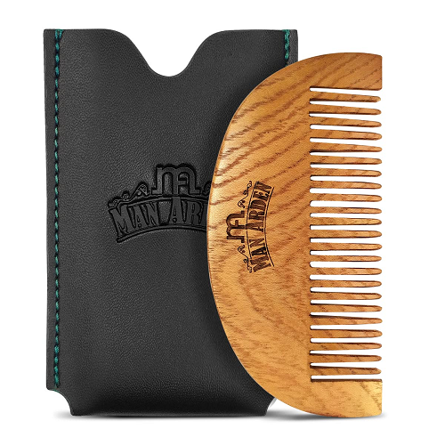 Man Arden Neem Wooden Beard Comb
