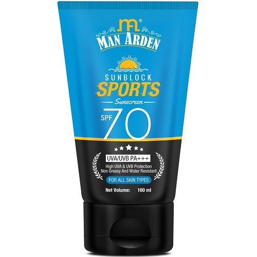 Man Arden Sun Block Sports Sunscreen SPF 70 - 100 ML