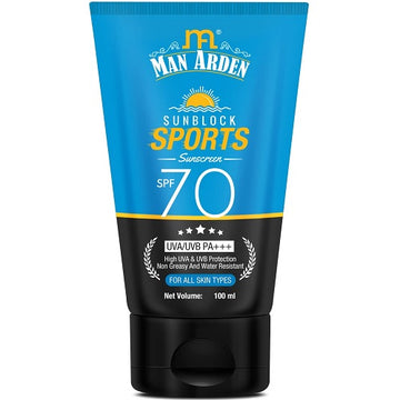 Man Arden Sun Block Sports Sunscreen SPF 70 - 100 ML