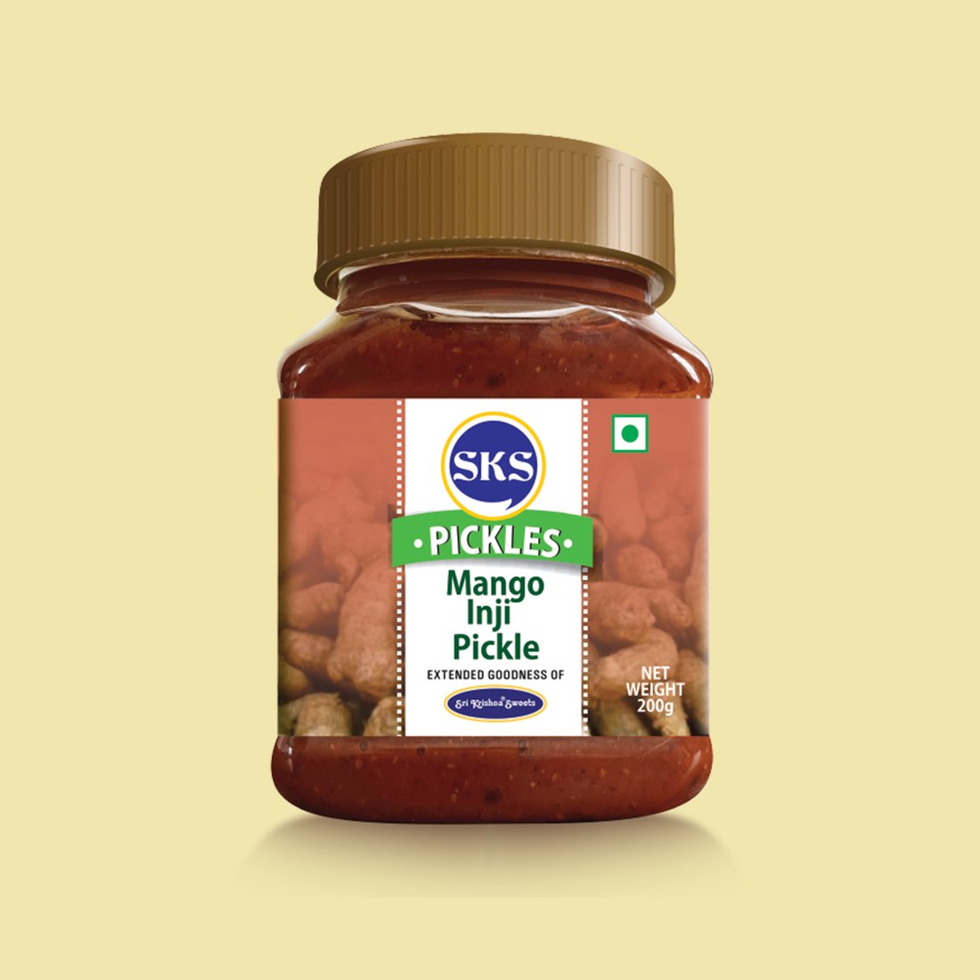 Sri Krishna Sweets Mango Ginger Pickle - 200 GM