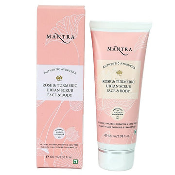 Baidyanath Mantra Rose & Turmeric Ubtan Scrub - 100 ML