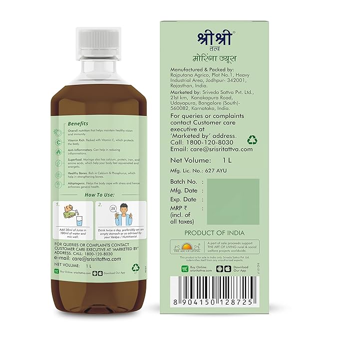 Sri Sri Tattva Moringa Juice - 1 L