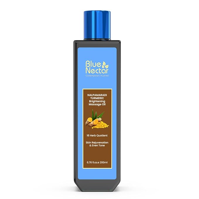 Blue Nectar Nalpamaradi Turmeric Brightening Massage Oil