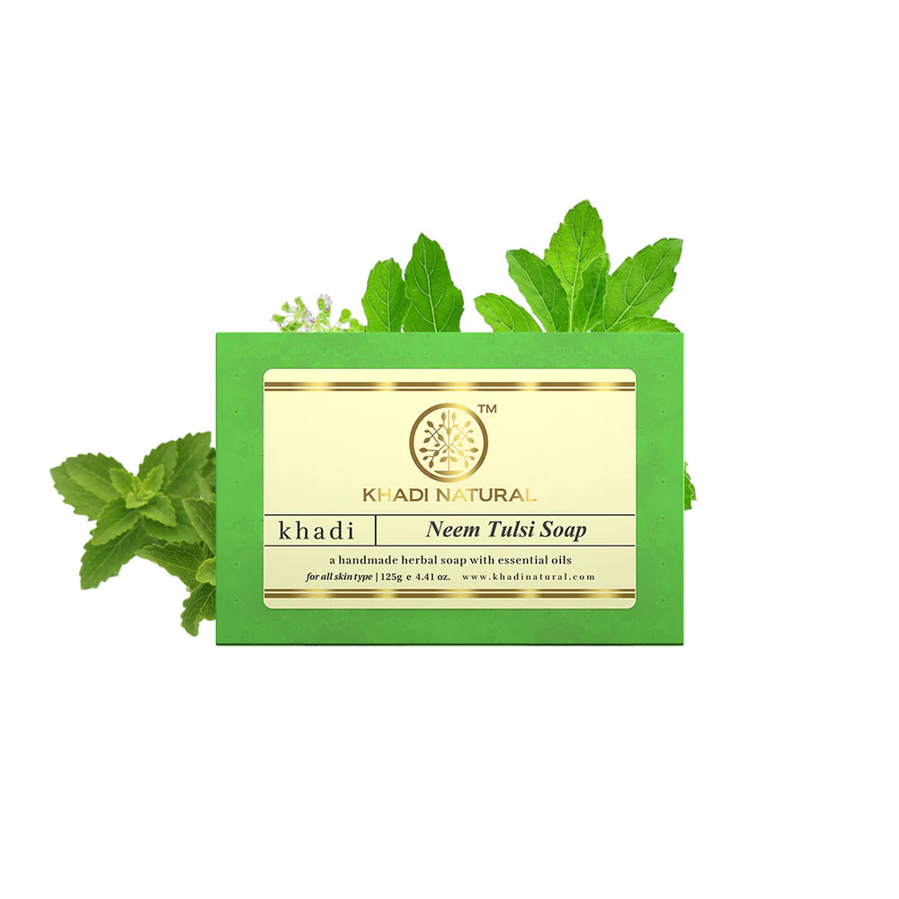 Khadi Natural Neem Tulsi Soap - 125 GM