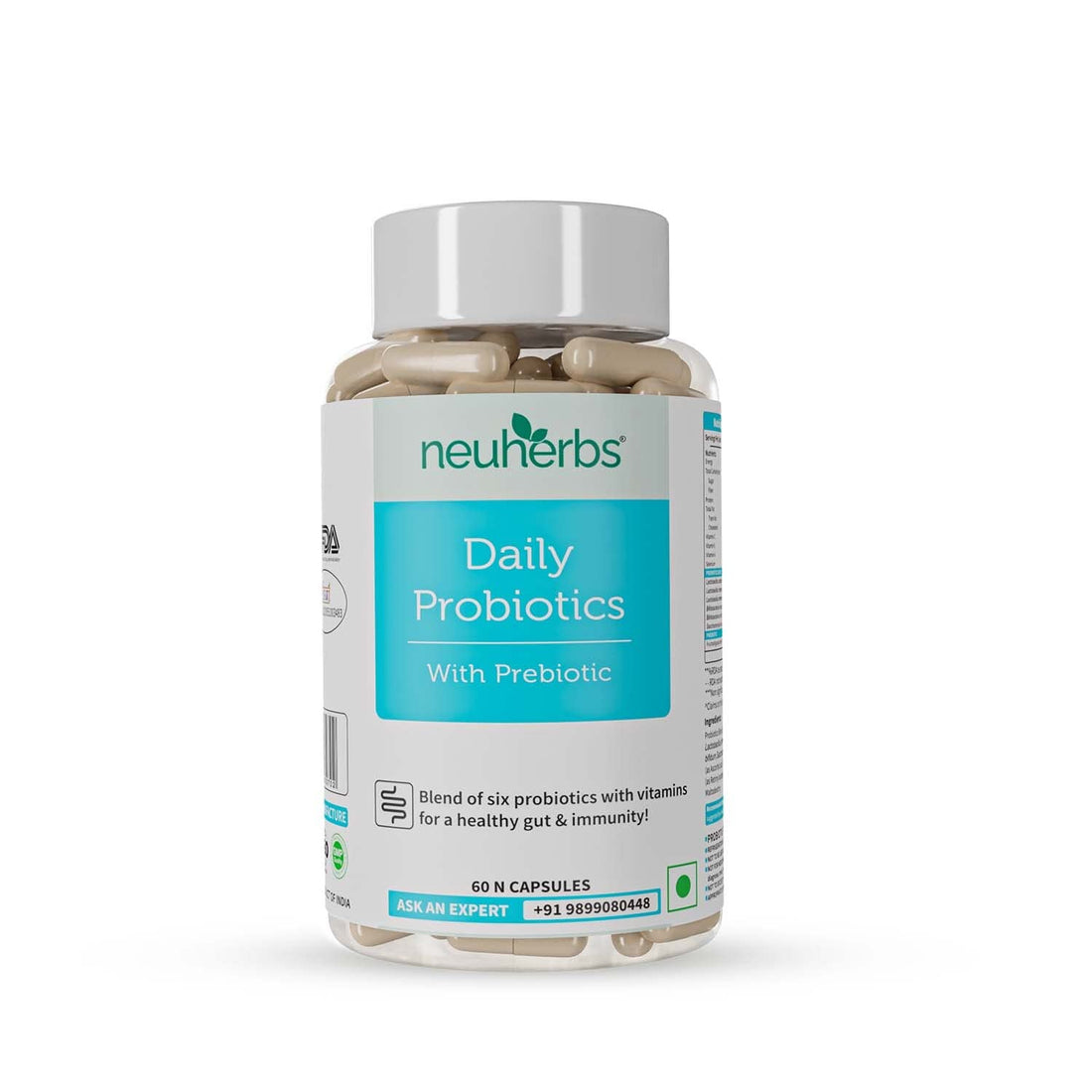 neuherbs Daily Probiotics with Prebiotic