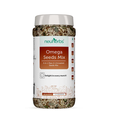 neuherbs Omega-3 Fiber 4-in-1 Raw & Unroasted Seeds Mix