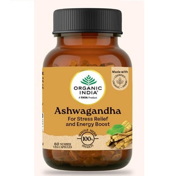 Organic India Ashwagandha Capsules - 60 Caps