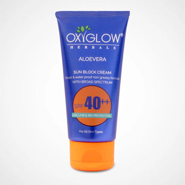 OxyGlow Aloe Vera Sun Block Cream - 60 GM