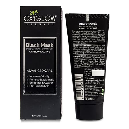 OxyGlow Black Mask - 50 ML