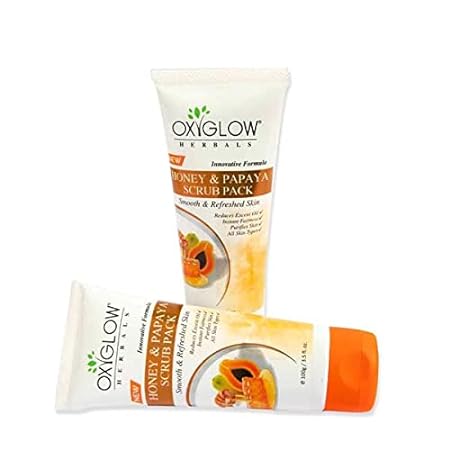 OxyGlow Honey & Papaya Scrub Pack