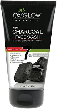 Oxyglow Charcoal Face Wash - 100 ML