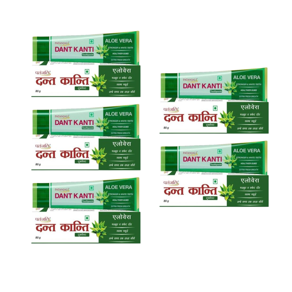 Patanjali Dant Kanti Aloevera Gel Tooth Paste (80 GM)