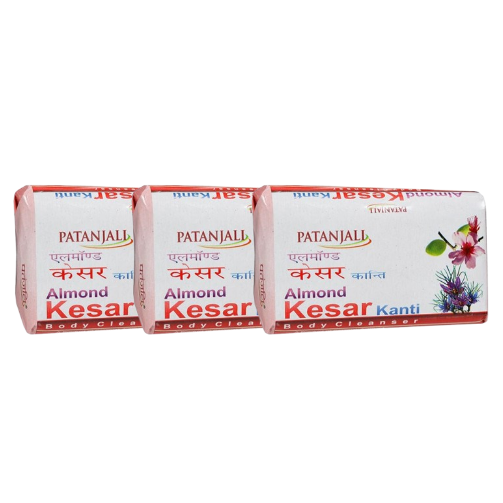 Patanjali Almond Kesar Kanti Body Cleanser Soap (75 gms)