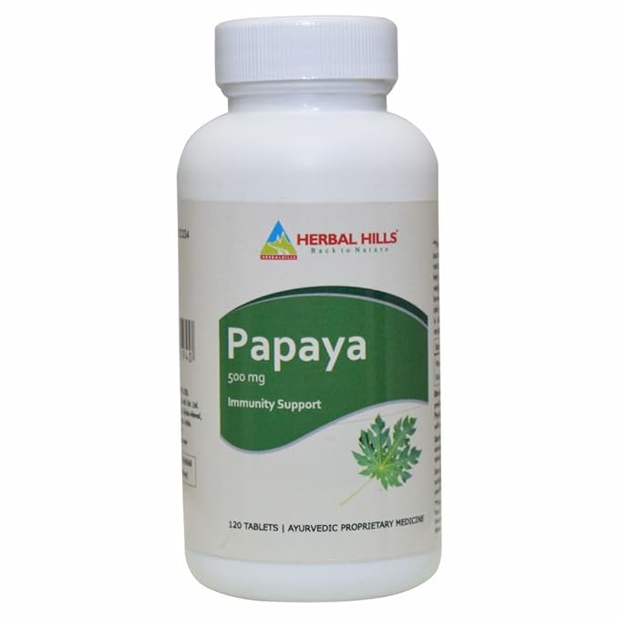 Herbal Hills Papaya Tablets - 120 Tabs