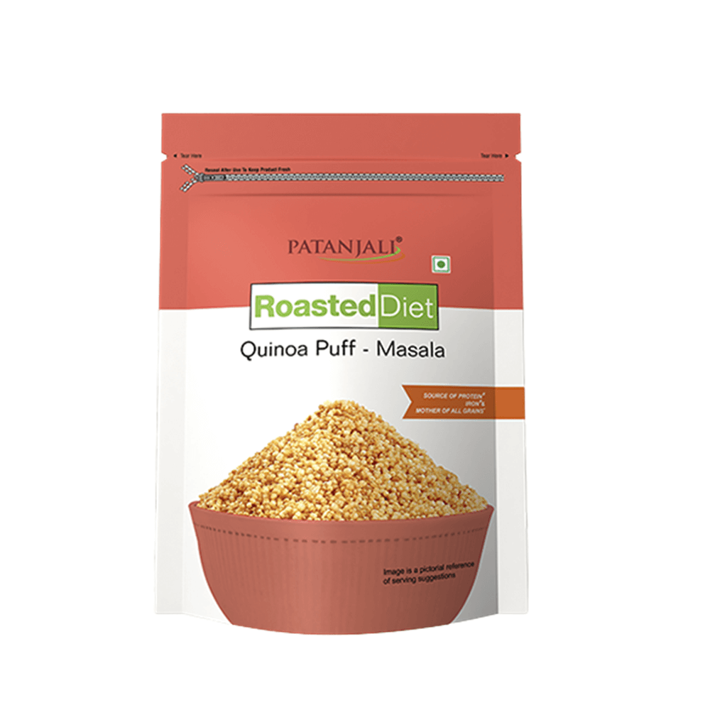 Patanjali Roasted Diet Quinoa Puff - Tomato and Masala Combo