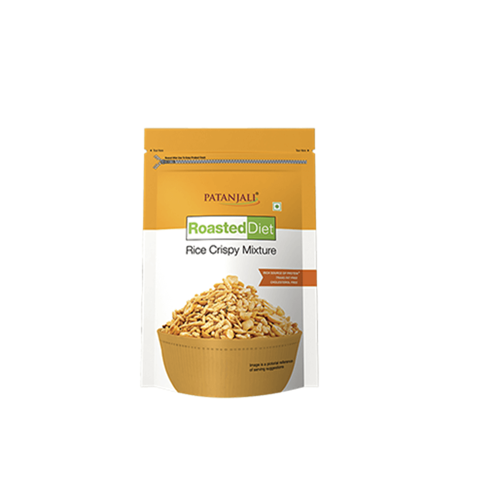 Patanjali Roasted Diet Rice Crispy Mixture (125 GM)