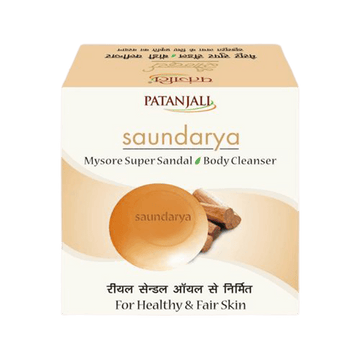Patanjali Saundarya Mysore Super Sandal Body Cleanser (75 GM)
