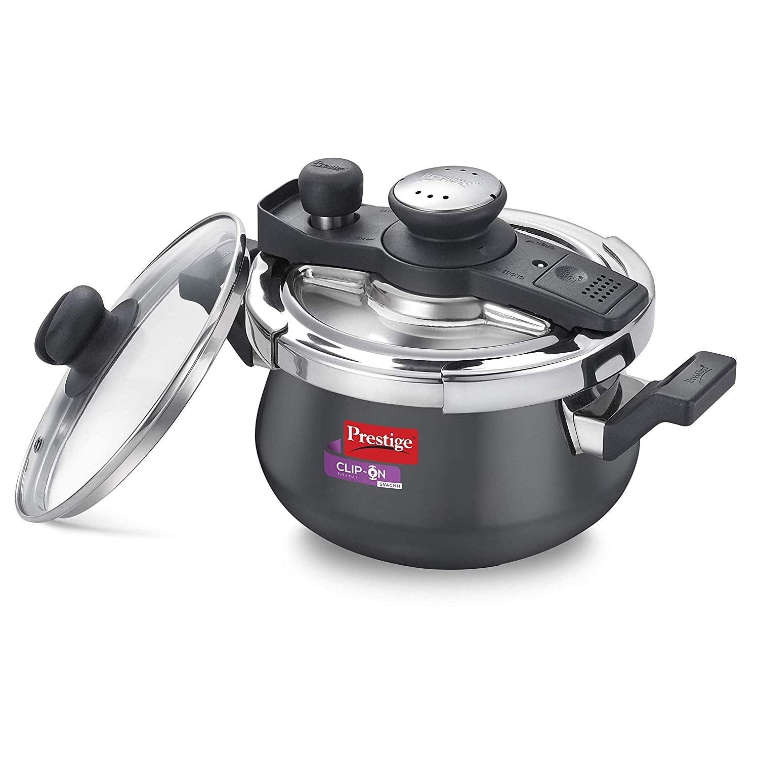 Prestige Clip_On Svachh Pressure Cooker Hard Anodised Handi - Daily Needs Products