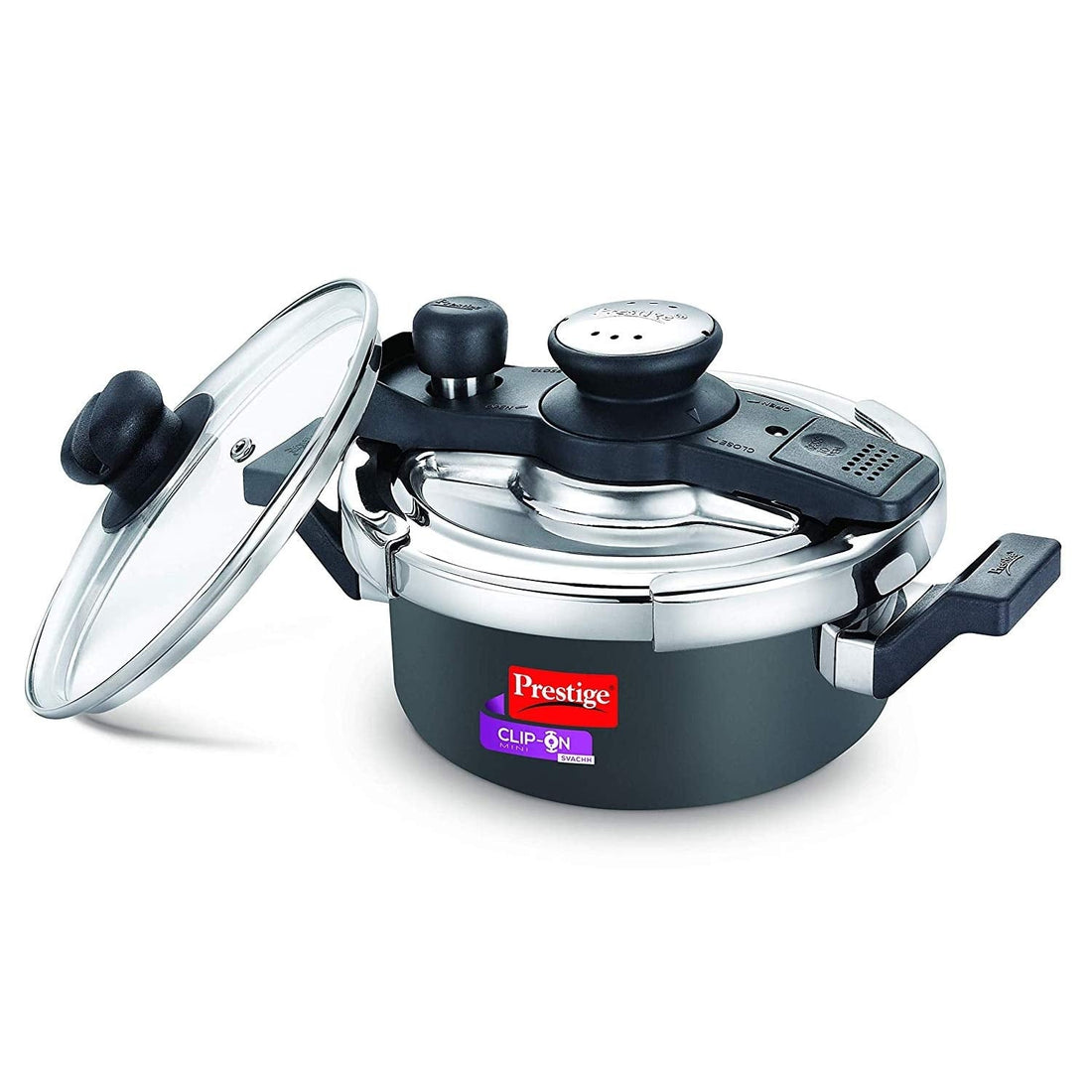 Prestige Flip_On Mini Svachh Pressure Cooker Hard Anodised - Daily Needs Products